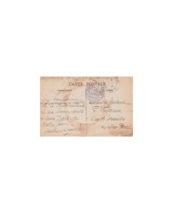 F-EX15917 FRANCE WWI 1916 MILITAR ETAT MAYOR SERVICE POSTAL.
