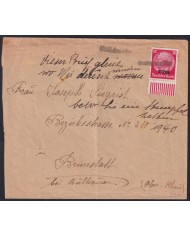 Z115 GERMANY FRANCE OCCUPATION ALSACE COVER.