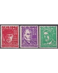 Z5 GERMANY 1945 MECKLEMBURG LOCAL POST STAMPS THALMANN ORIGIAL GUM.