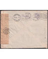 Z116 EGYPT 1945 WWII CENSORSHIP COVER TO SWITZERLAND VIA LISBOA PORTUGAL.