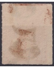 F-EX34494 CHILE 1900 COLUMBUS COLON DOUBLE SURCHARGE NO GUM.