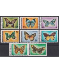 F-EX41462 MALDIVES IS 1975 MNH BUTTERFLIES MARIPOSAS INSECTS ENTOMOLOGY.
