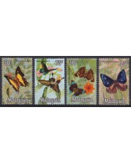 F-EX41461 MALAYSIA 1970 MNH BUTTERFLIES MARIPOSAS INSECTS ENTOMOLOGY.