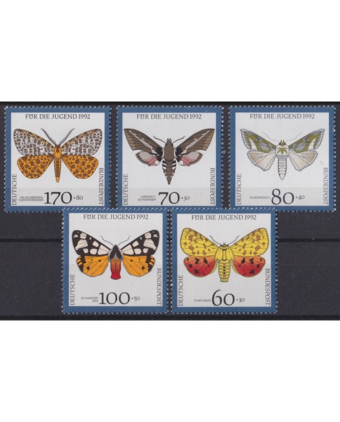 F-EX41440 GERMANY 1992 MNH BUTTERFLIES MARIPOSAS INSECTS ENTOMOLOGY.