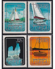 F-EX41553 TONGA MNH 1983 ADHESIVE CHRISTMAS SAILING OF VAVA´AU SHIP BARCOS.