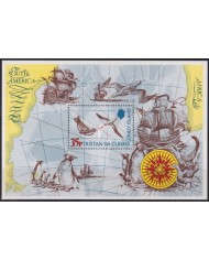 F-EX40517 TRISTAN DA CUNHA MNH 1974 BIRD AVES PAJAROS PENGUIN SHIP.