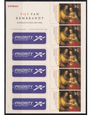 F-EX40532 NEDERLAND NETHERLAND MNH 1999 ART PAINTING PRIORITY REMBRANDT.