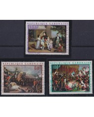 F-EX41522 GABON MNH 1969 FRANCE NAPOLEON BONAPARTE ART PAINTING DAVID DUCIS PHILIPPOTEAUX.