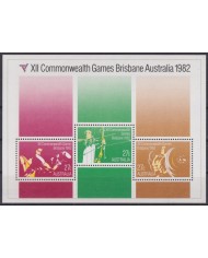 F-EX41616 AUSTRALIA MNH 1982 COMMONWEALTH GAMES BRISBANE ARCHERY BOXING.
