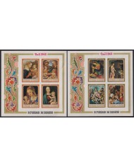 F-EX40482 BURUNDI MNH 1968 CHRISTMAS NAVIDAD GRECO  MAINO BAROCCIO ART PAINTING.