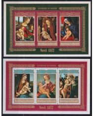 F-EX40497 BURUNDI MNH 1972 CHRISTMAS NAVIDAD ART PAINTING.