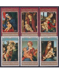 F-EX41545 BURUNDI MNH 1972 CHRISTMAS NAVIDAD ART PAINTING.