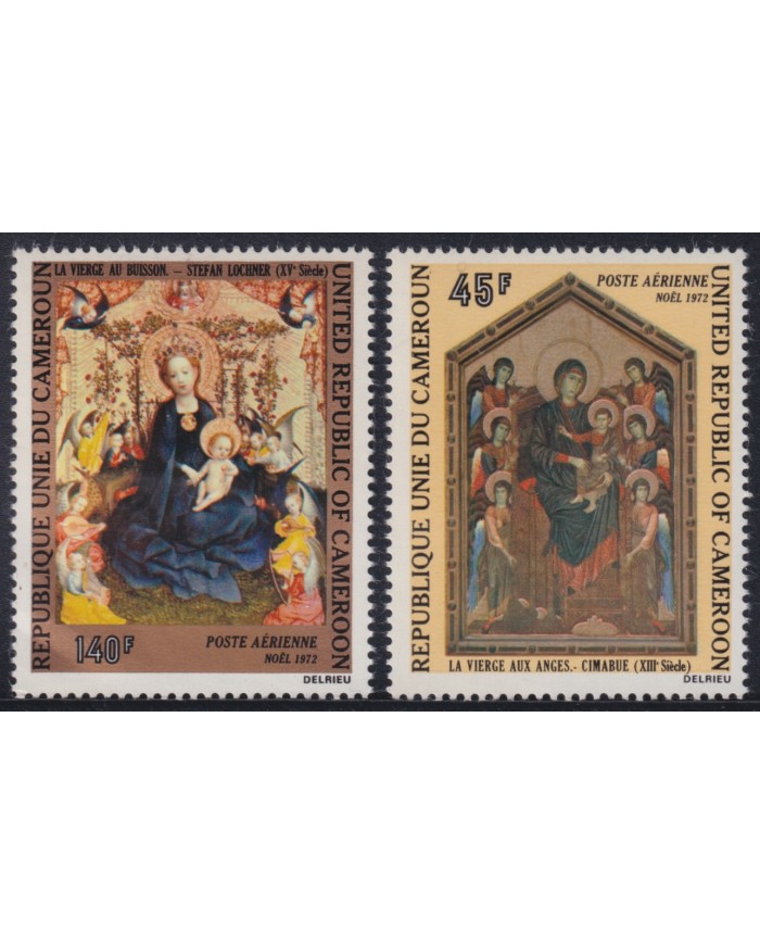 F-EX41541 CAMEROON CAMEROUN MNH 1972 CHRISTMAS NAVIDAD ART PAINTING CIMABUE.