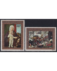 F-EX41544 GABON MNH 1972 CHRISTMAS NAVIDAD ART PAINTING BASAITI BRUECHEL.