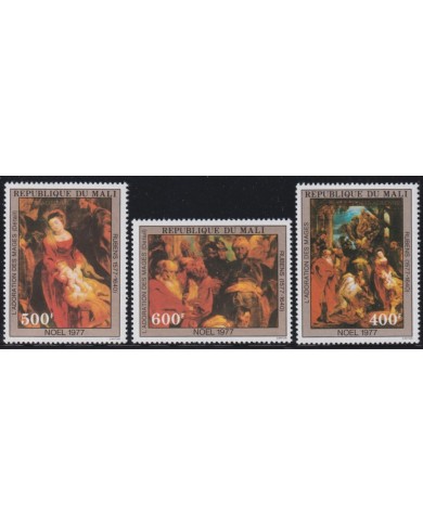 F-EX41629 MALI MNH 1977 CHRISTMAS NAVIDAD ART PAINTING RUBENS.