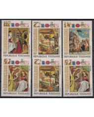 F-EX41533 TOGO MNH 1972 CHRISTMAS NAVIDAD ART PAINTING GIOTTO MASTER OF PRAGUE.