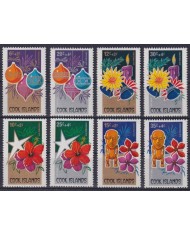 F-EX41555 COOK MNH 1979 CHRISTMAS NAVIDAD FLOWER & IDOL DRAWING.