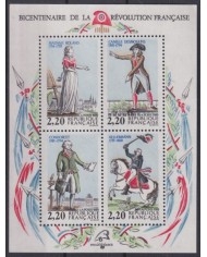 F-EX41612 FRANCE MNH 1989 BICENTENARY OF FRENCH REVOLUTION.