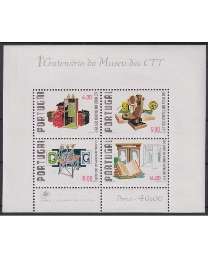 F-EX41687 PORTUGAL MNH 1978 CENTENARY OF CTT MUSEUM TELEPHON TELEGRAPH.
