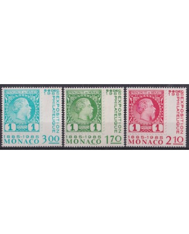 F-EX41559 MONACO MNH 1985 PHILATELIC EXPO.