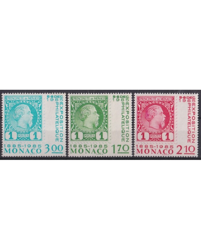 F-EX41559 MONACO MNH 1985 PHILATELIC EXPO.