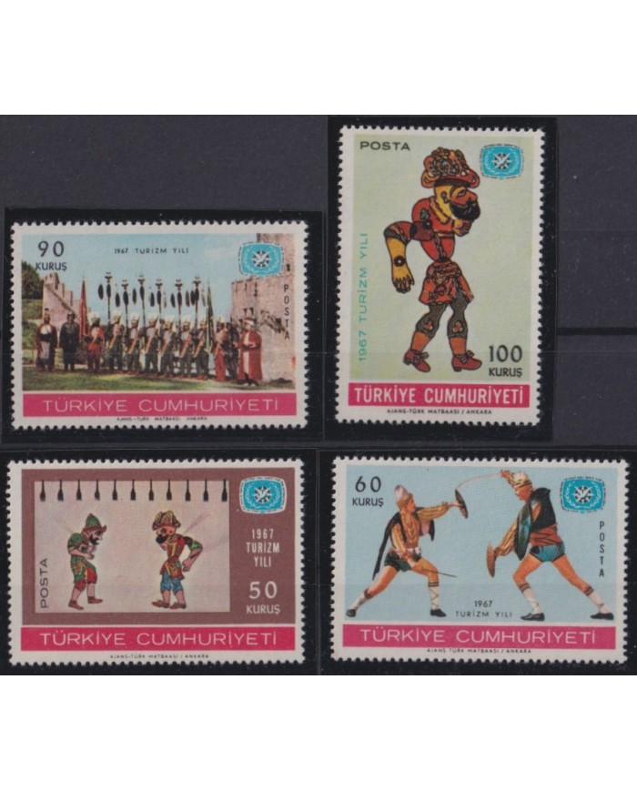 F-EX41528 TURKEY MNH 1967 FOLKLORE FIGHT SPORT.