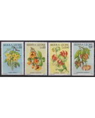 F-EX41956 SIERRA LEONE MNH 1986 FLOWER FLORES.