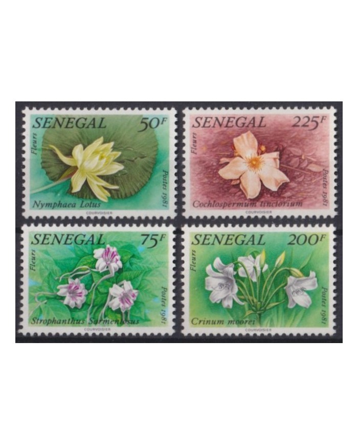 F-EX41980 SENEGAL MNH 1981 FLOWER FLORES.