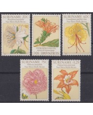 F-EX42044 SURINAME MNH 1981 FLOWER FLORES.