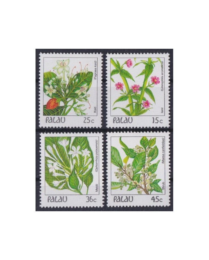 F-EX42176 PALAU MNH 1988 FLOWER FLORES.
