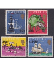 F-EX41981 SEYCHELLES MNH 1968 FIRST LANDING ON PRASLIN BIRD SHIP BARCOS.