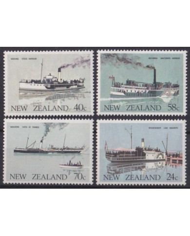 F-EX41992 NEW ZEALAND MNH 1985 TRADITIONAL SHIP BARCOS.
