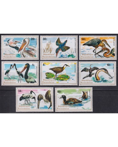 F-EX41830 RWANDA MNH 1975 PELICAN BIRD AVES PAJAROS OISEAUX VÖGEL.