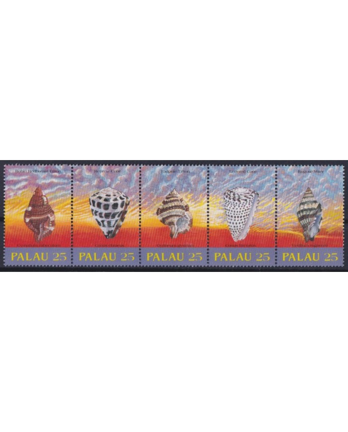 F-EX42174 PALAU MNH 1988 MARINE WILDLIFE SHELL SNAIL.