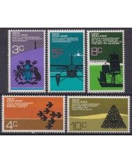 F-EX42094 NEW ZEALAND MNH 1972 WANGANUI COUNCIL AIRPLANE AVION SHIP METHODIST CHURCH.