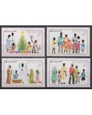 F-EX42104 ST KITTS MNH 1984 CHRISTMAS NAVIDAD DRAWING.