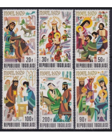 F-EX42136 TOGO MNH 1979 CHRISTMAS NAVIDAD DRAWING.