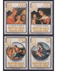 F-EX42133 TOGO MNH 1984 CHRISTMAS NAVIDAD ART PAINTING RAPHAEL LEONARDO DA VINCI.