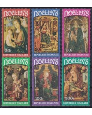 F-EX42134 TOGO MNH 1978 CHRISTMAS NAVIDAD ART PAINTING TURA CRIVELLI.