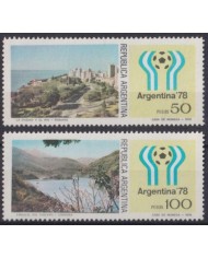 F-EX42345 ARGENTINA MNH 1978 LANDSCAPE & BUILDING WORLD CUP SOCCER FOOTBALL.
