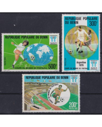 F-EX42357 BENIN MNH 1978 ARGENTINA WORLD CHAMPIONSHIP CUP SOCCER FOOTBALL.