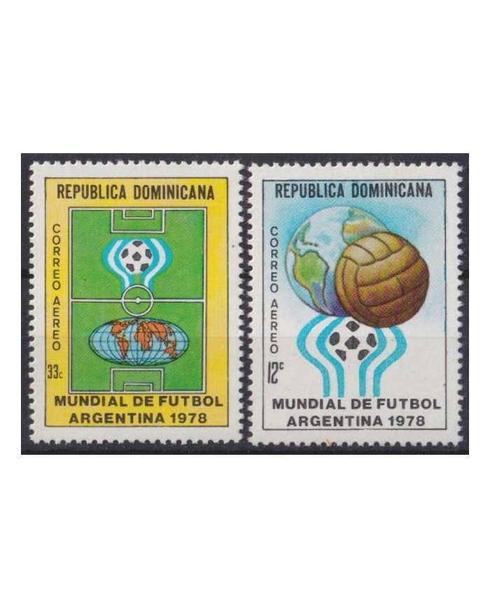 F-EX42608 REP DOMINICANA MNH ARGENTINA 1978 WORLD CUP SOCCER FOOTBALL.