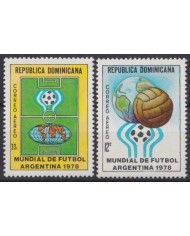F-EX42608 REP DOMINICANA MNH ARGENTINA 1978 WORLD CUP SOCCER FOOTBALL.