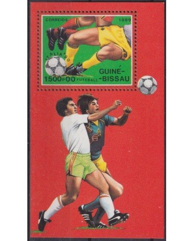 F-EX42653 GUINEA BISSAU MNH 1989 WORLD CHAMPIONSHIP CUP SOCCER FOOTBALL.