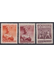 F-EX42314 POLAND MH 1953 BOXING CHAMPIONSHIP GAMES.