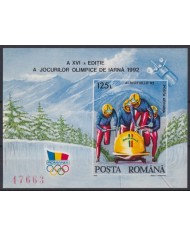 F-EX42747 RUMANIA MNH 1992 ALBERTVILLE WINTER OLYMPIC GAMES.