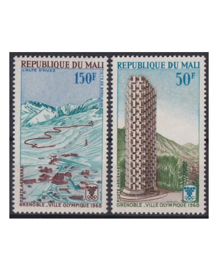 F-EX42705 MALI MNH 1968 WINTER OLYMPIC GAMES GRENOBLE.