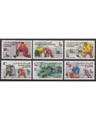 F-EX42720 MAURITANIE MNH 1980 WINTER OLYMPIC GAMES LAKE PLACID SKI SKITING HOCKEY.