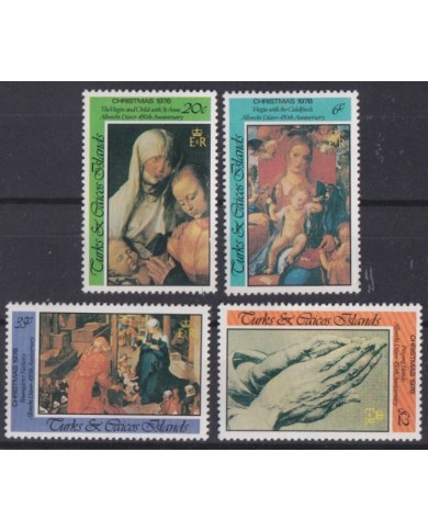 F-EX42143 TURKS & CAICOS MNH 1978 NAVIDAD CHRISTMAS ART DURER.