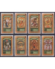 F-EX42142 TURKS & CAICOS MNH 1979 NAVIDAD CHRISTMAS ART ICONS MEDIEVAL BOOK.